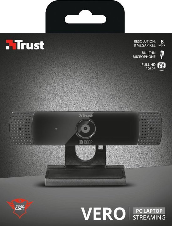 Trust Vero Streaming Webcam 1080p Full HD bol
