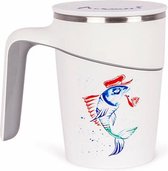 BiggDesign Mok Koffiemok - Travel Mug - Thermosbeker Koffie to go beker - Warme en Koude dranken - 470ml