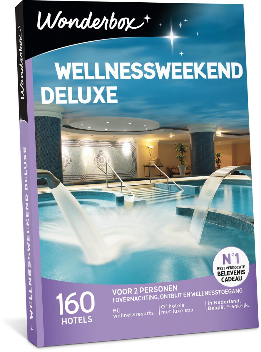 Reparatie mogelijk Gedragen regenval Wonderbox Cadeaubon - Wellness Weekend Deluxe | bol.com