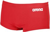 Arena Solid Squared Heren Sportzwembroek - Red/White - Maat 30