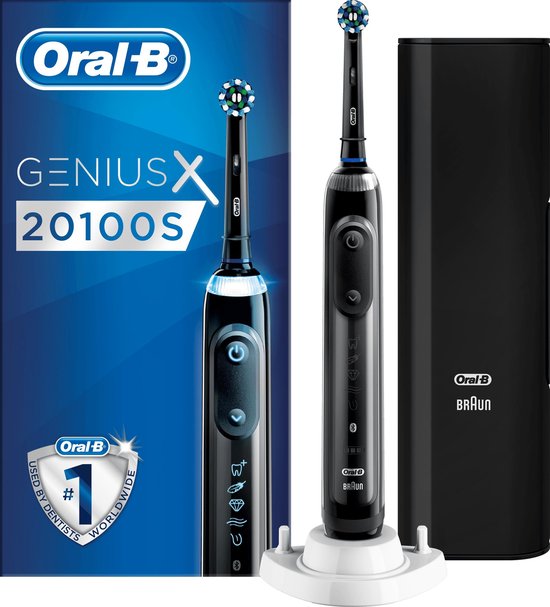 Praten vaas Gevoelig Oral-B Genius X 20100S - Zwart - Elektrische Tandenborstel | bol.com