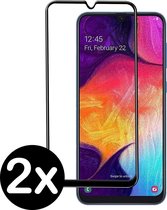 Samsung Galaxy A20/A30/A50 Screenprotector Glas 3D Full Cover - 2 PACK