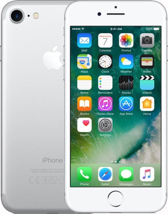 negeren test Onzuiver Apple iPhone 7 - 128GB - Zilver | bol.com