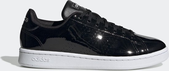adidas Advantage Dames Sneakers - Core Black/Ftwr White/Matte Silver - Maat  38 | bol.com