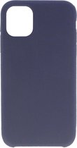 Shop4 - Geschikt voor Samsung Galaxy S20 Hoesje - Zachte Back Case Mat Donker Blauw