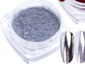 WiseGoods Premium Nagel Acryl Poeder Chrome - Spiegel Pigment Nagels - Nailpowder - Nail Powder - Zilver