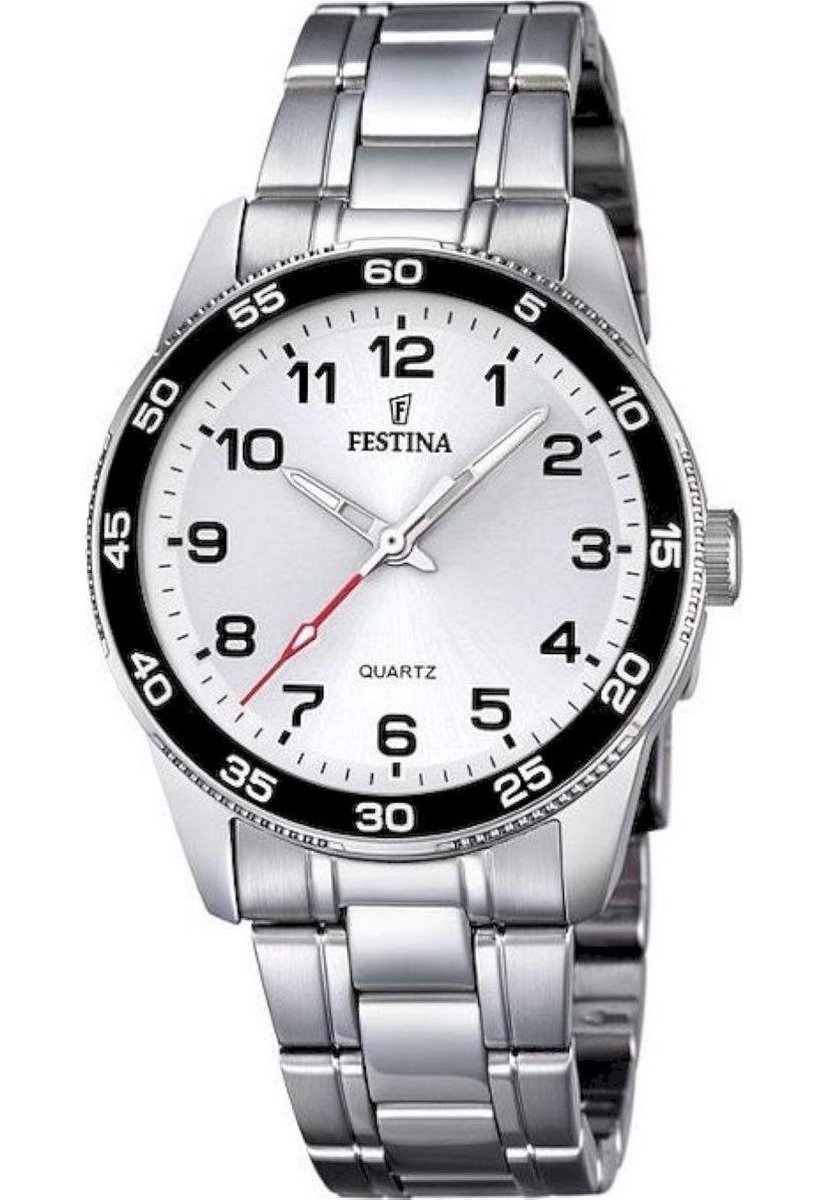 Festina F16905-1 Junior - Horloge- Staal - Zilverkleurig - 34 mm