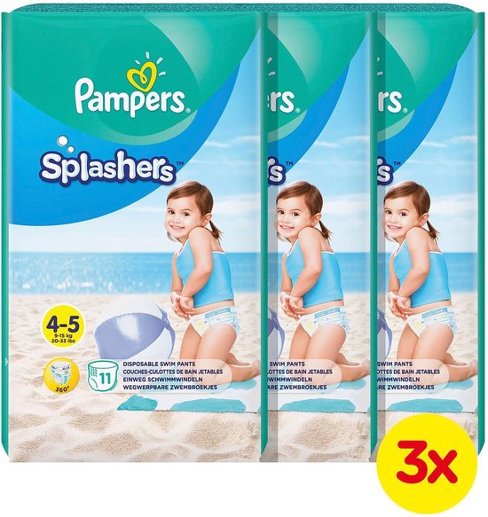 Pampers - Splashers - Wegwerp Zwemluiers - Maat 4/5 - 88 stuks