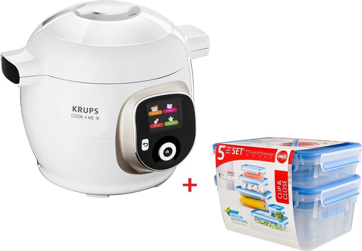 Krups Cook4Me multi-koker + voedselcontainers | bol.com