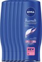 NIVEA Hairmilk voor Fijn Haar - 6 x 200 ml - Voordeelverpakking - Conditioner