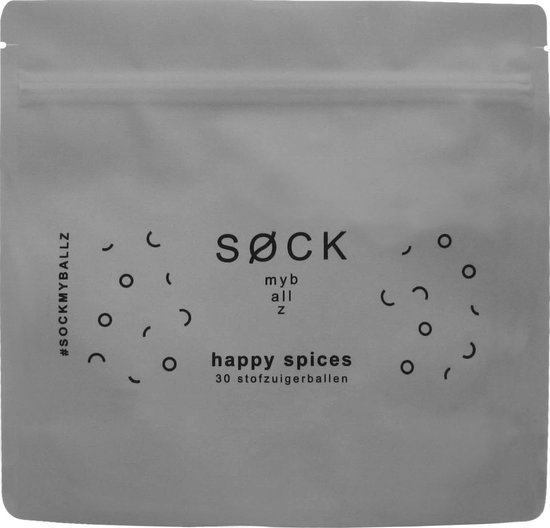 SockMyBallz ECO stofzuigerverfrisser - Happy Spices geur – 30 Ballz