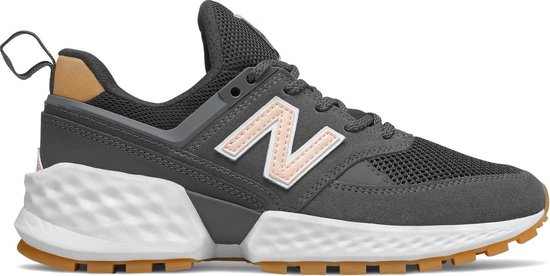 New Balance 574 Sport Sneakers - Maat 41 - Vrouwen - grijs/wit/bruin/licht roze New Balance 574 Sport Sneakers - Maat 41 - Vrouwen - grijs/wit/bruin/licht roze