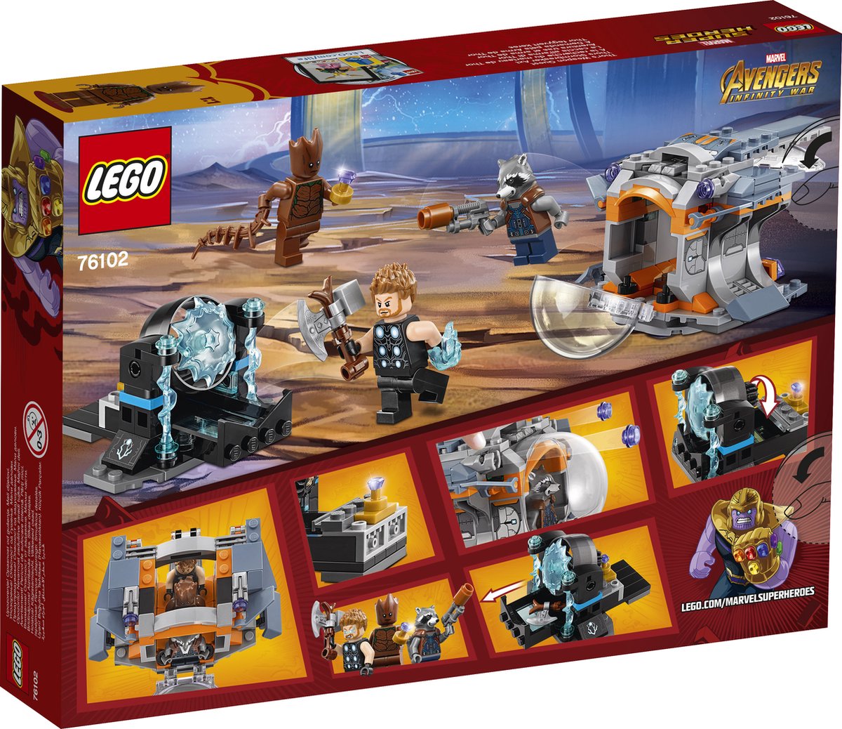 LEGO Marvel Super Heroes Thor's wapenzoektocht 76102 — afbeelding 10