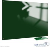 Whiteboard Glas Solid Forest Green 45x60 cm | sam creative whiteboard | White magnetic whiteboard | Glassboard Magnetic