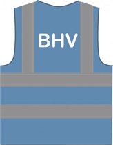 BHV hesje RWS hemelsblauw - polyester - one size maat - reflecterend