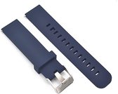 Horlogeband van Siliconen voor TicWatch 2 / C2 / E | Horloge Band - Horlogebandjes | Donkerblauw - 20 mm