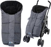 Altabebe - Voetenzak Buggy Universeel - Alpin Grijs/Zwart 6-36 mnd