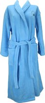 Fleece badjas van Kwikki - Maat M - Zacht blauw