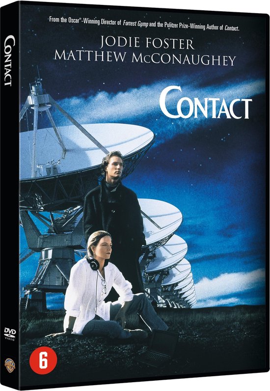 DVD hoes Contact met Jodie Foster en Matthew McConaughey voor schotelantennes.