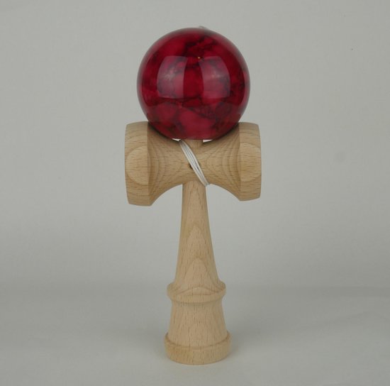Marble Kendama Rood