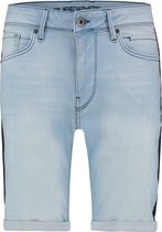 Purewhite -  Heren Slim Fit    Korte Broek  - Blauw - Maat 36