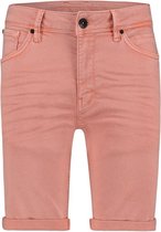 Purewhite -  Heren Slim Fit    Korte Broek  - Oranje - Maat 30