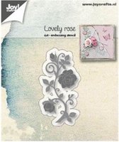 Joy!Crafts Snij- embosstencil Lovely rose