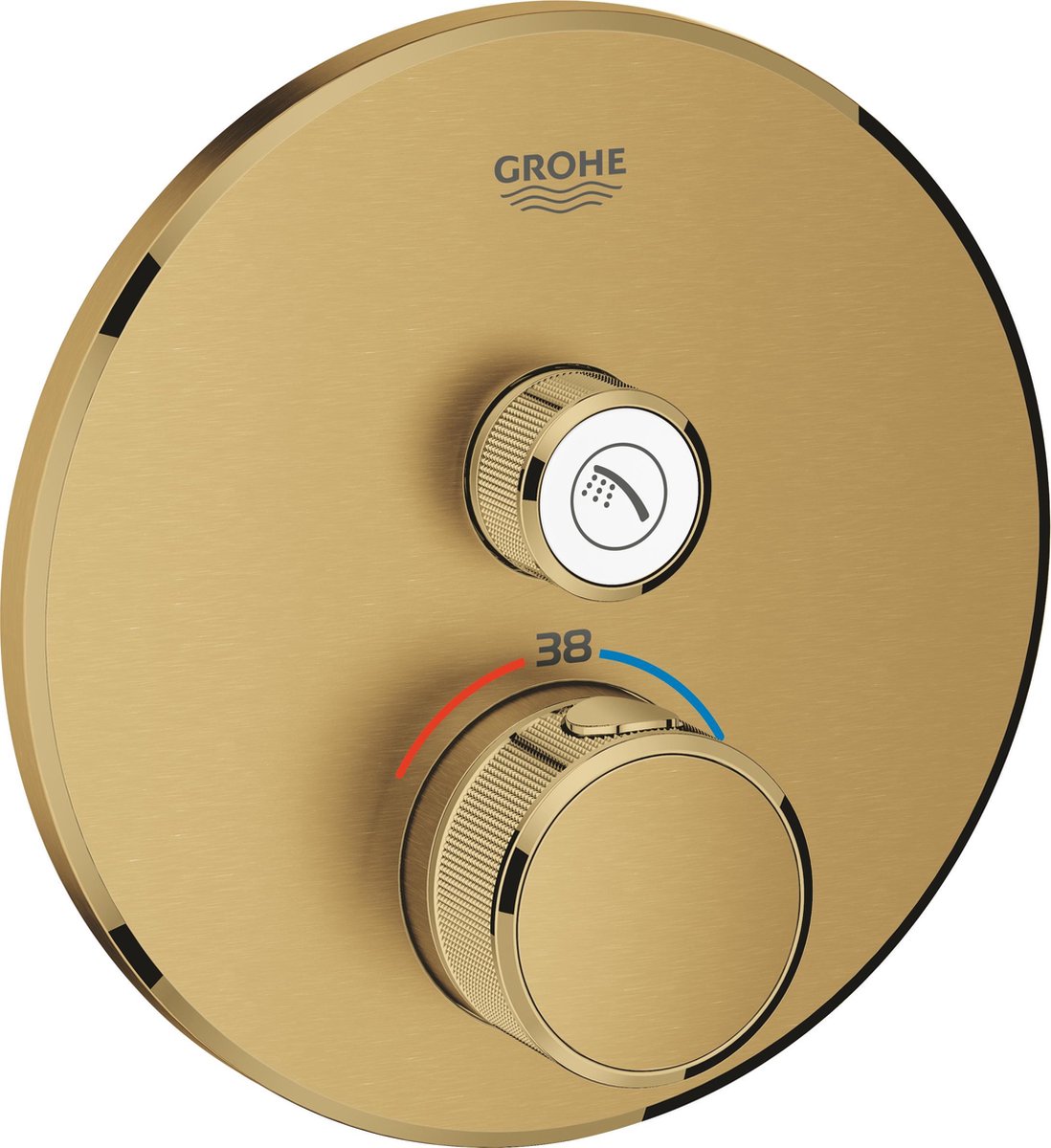 GROHE Grohtherm SmartControl inbouw douchekraan - Brushed Cool Sunrise (mat goud) - 29118GN0