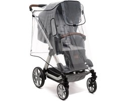 Reer - Universele Regenhoes XL - Transparant voor grote buggy en kinderwagen