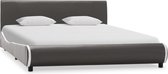 Bedframe kunstleer antracietgrijs 140x200 cm