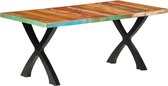 Eettafel 180x90x76 cm massief gerecycled hout