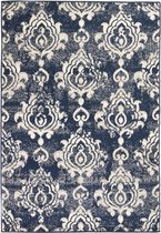 Vloerkleed modern paisley ontwerp 160x230 cm beige/blauw