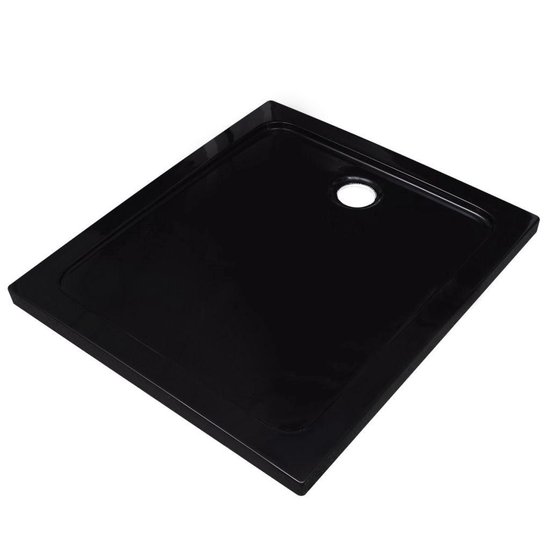 Douchebak rechthoekig 80x90 cm zwart | bol.com