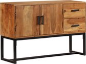 Dressoir 115x30x70 cm massief acaciahout bruin