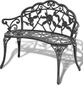 Tuinbank - Aluminium en gietijzer - Groen - 100 x 54 x 80 cm