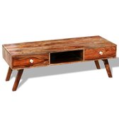 Tv-meubel met 2 lades 40 cm massief sheeshamhout