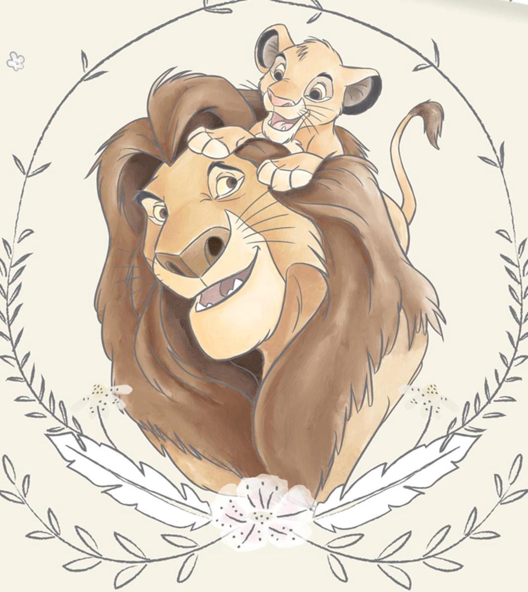 Konig Disney König der Löwen Simba Mufasa Bébé Linge de Lit Set Lion Guard 100x135cm 