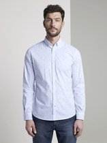 Tom Tailor Lange mouw Overhemd - 1016809 Bleu (Maat: XXL)