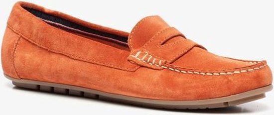 Hush Puppies Suede Dames Mocassins Oranje Maat 38 Bol
