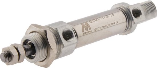 25-50mm Dubbelwerkende Mini Cilinder ISO-6432 MCMI - MCMI-11-25-50-G