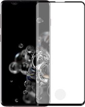 Shop4 - Samsung Galaxy S20 Ultra Glazen Screenprotector - Edge-To-Edge Gehard Glas Transparant