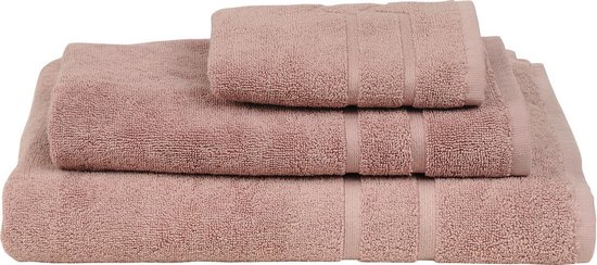 Hibboux Vogue handdoek 50x90 oud roze | bol.com