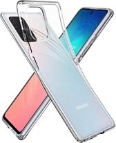 Casemania Hoesje voor Samsung Galaxy S10 Lite - Siliconen Back Cover - Transparant