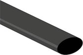 Krimpkous/minispoel 4.8-2.4 - zwart (5 meter)
