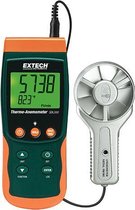 Extech SDL300 - thermometer - anemometer - metalen schroef - datalogger - data in excel formaat op SD kaart