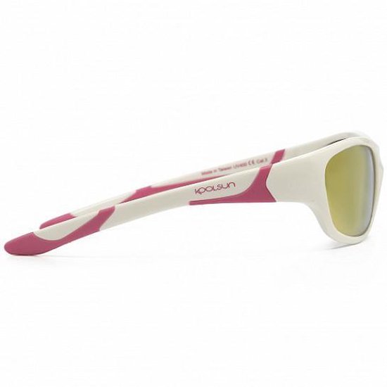 KOOLSUN - Sport - Kinder Zonnebril - Wit Roze - 3-8 jaar van Koolsun — afbeelding 2