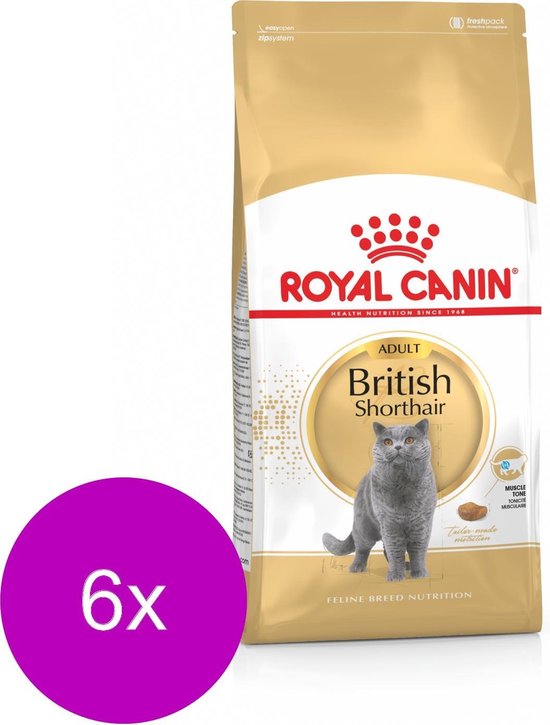Royal Canin Fbn British Shorthair - Kattenvoer - 6 x 2 kg