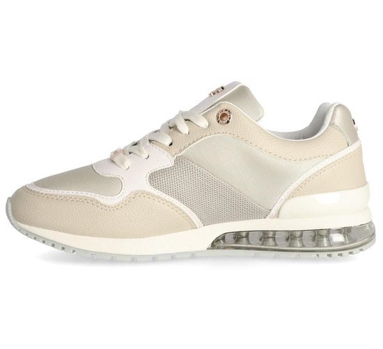 Mexx Eefje Sneakers - Maat 39 - Vrouwen - crème/wit | bol.com