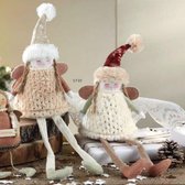 Mascagni - Set met 2 stoffen Engelen lengte 43 cm kerstdecoratie -  0C C722