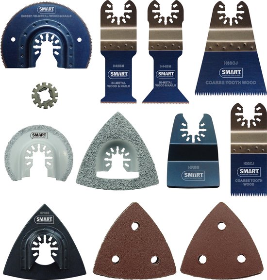 SMART Blades Multitool Zaagbladen Set Voor Oscillerende Multitools
